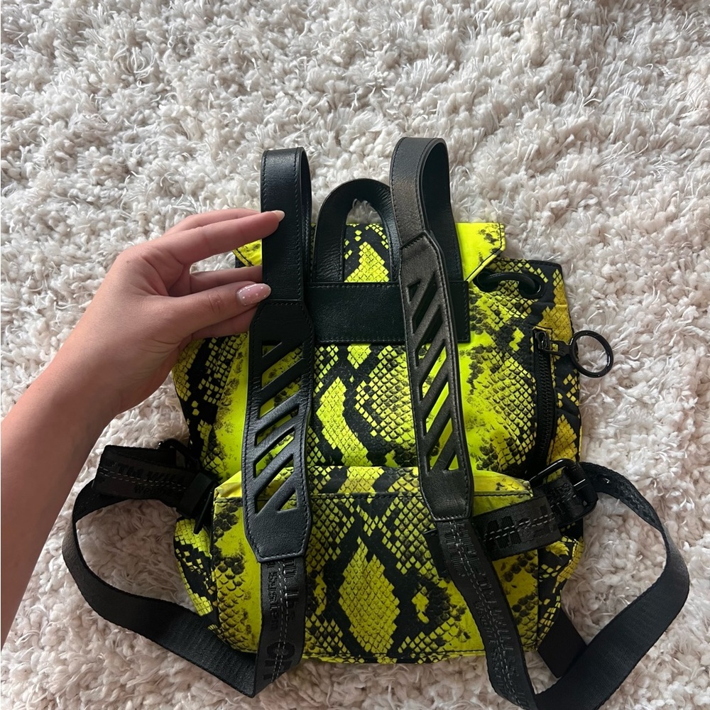 Off-White Nylon Snake Print Mini Backpack - image 2